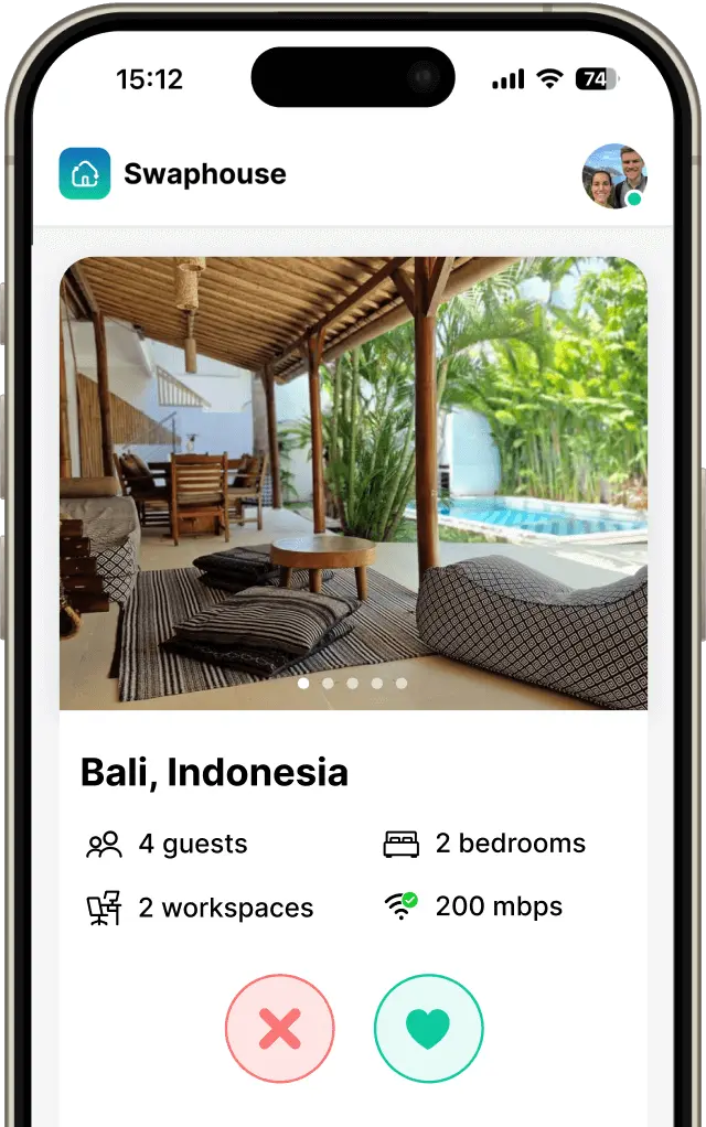 Browse and swap Swaphouse homes from your phone