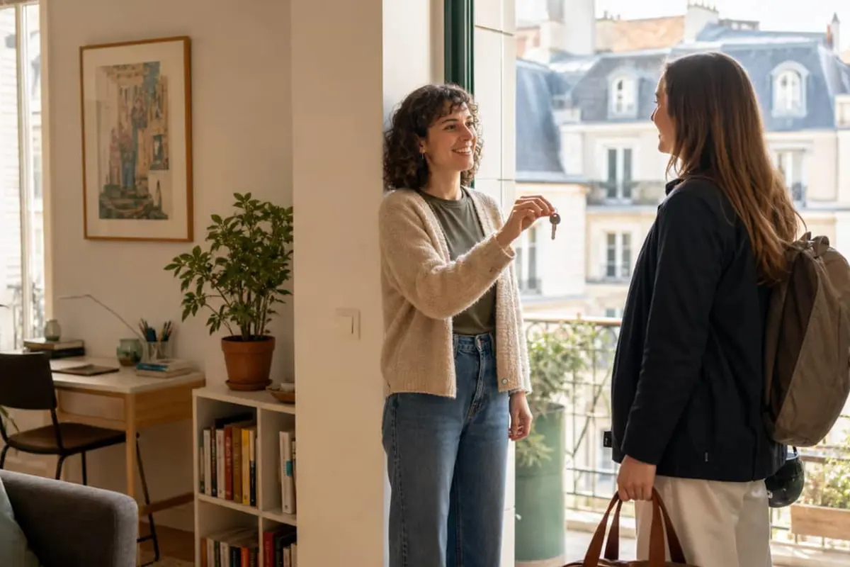 renter checking whether an apartment is eligible for a home exchange