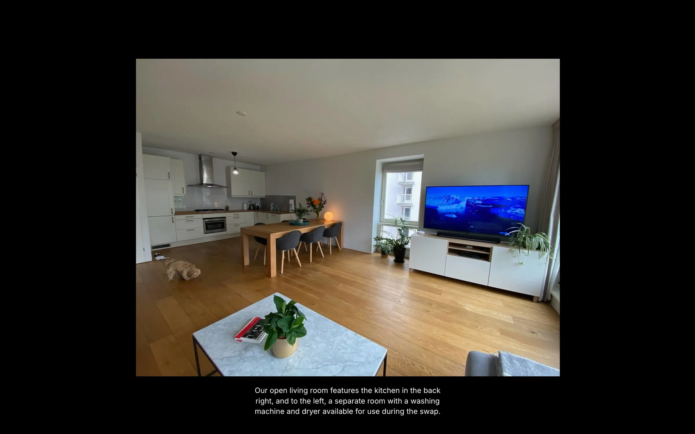 Caption visible on your listing